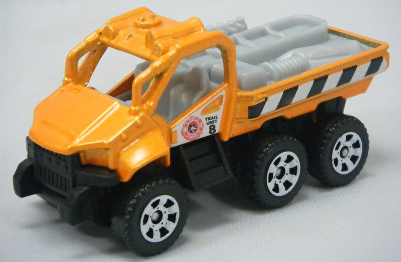 Matchbox - Trail Tracker - Fire Department offroad 6x6