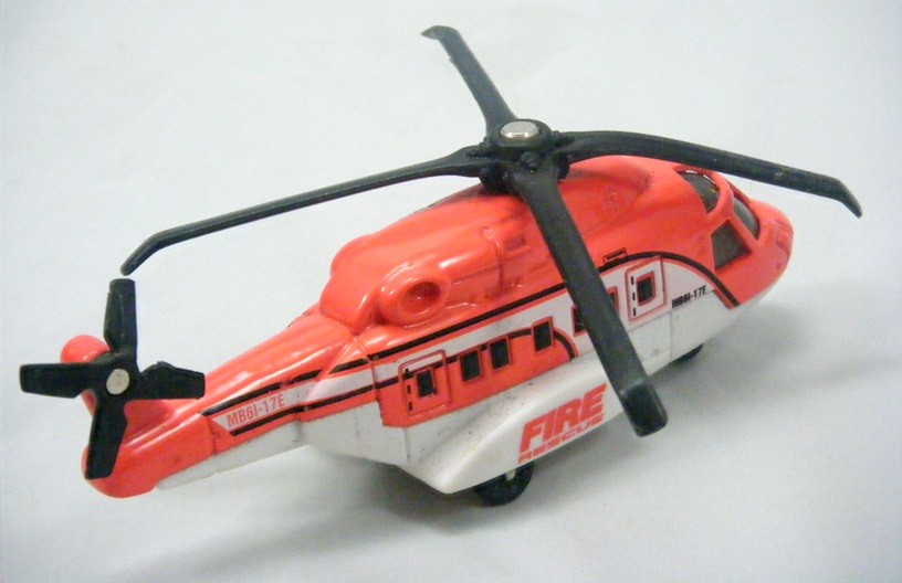 Matchbox Skybusters Police SWAT Team Helicopter