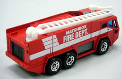 Matchbox - Airport Foam Fire Truck (Ch Sirens) 