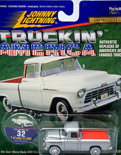 Johnny Lightning Truckin America - 1955 Chevrolet Cameo Pickup Truck