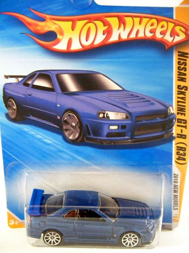 Hot  Wheels 2010 New Model Series Nissan Skyline GT-R (R34)