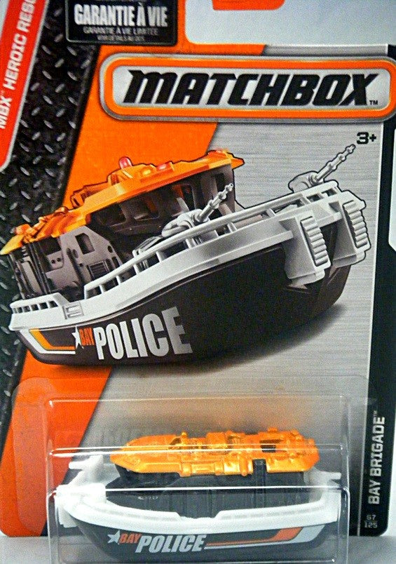 Matchbox - Bay Brigade Harbor Police Boat