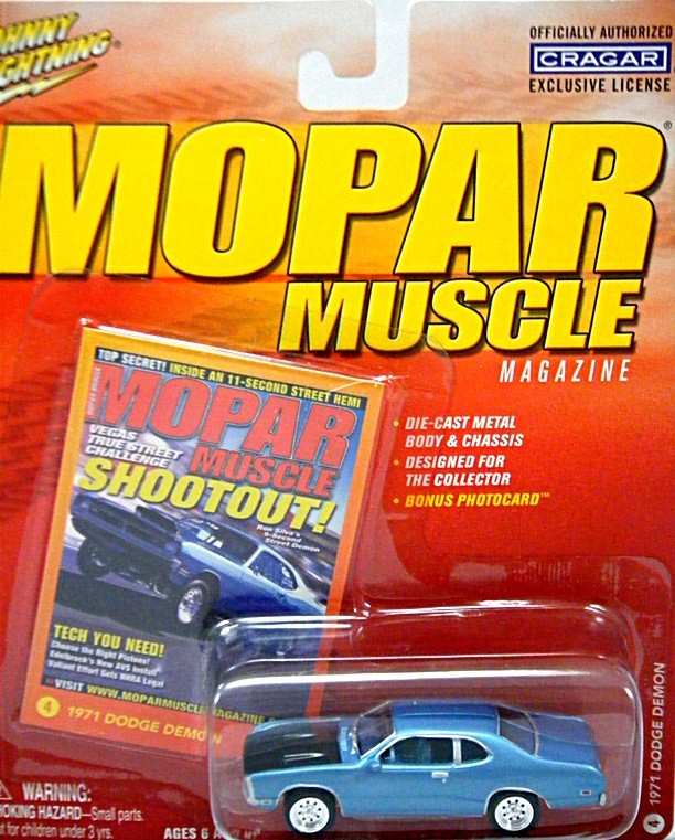Johnny Lightning MOPAR Muscle Magazine 1971 Dodge Demon