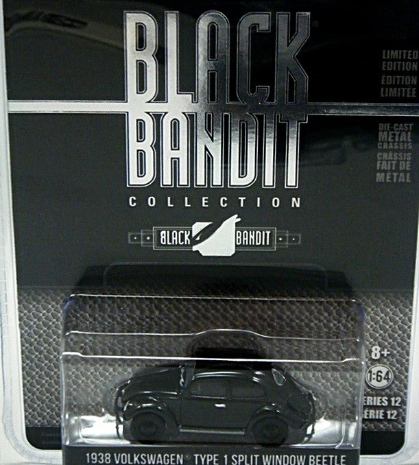 Greenlight - Black Bandit - 1938  Volkswagen Type 1 Split Window Beetle