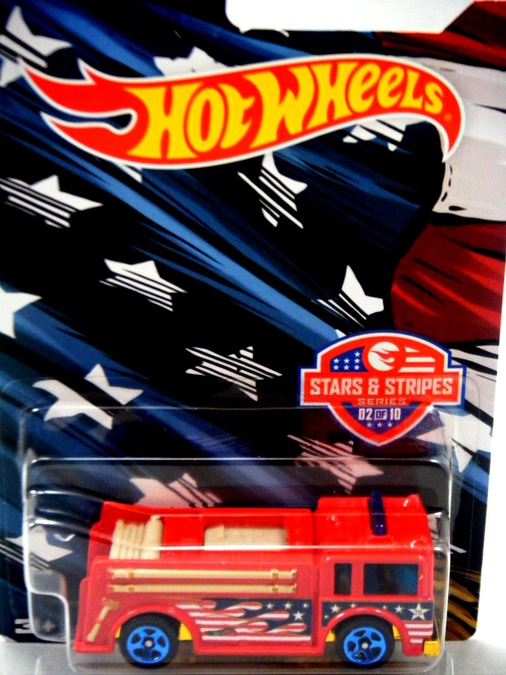 Hot Wheels Stars and Stripes - Fire Eater - Fire Engine