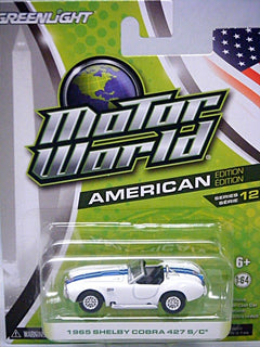  Greenlight Motor World:1965 Shelby Cobra 427 S/C
