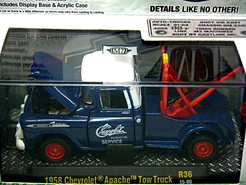 M2 Machines - 1958 Chevy Apache Chevrolet Service Tow Truck