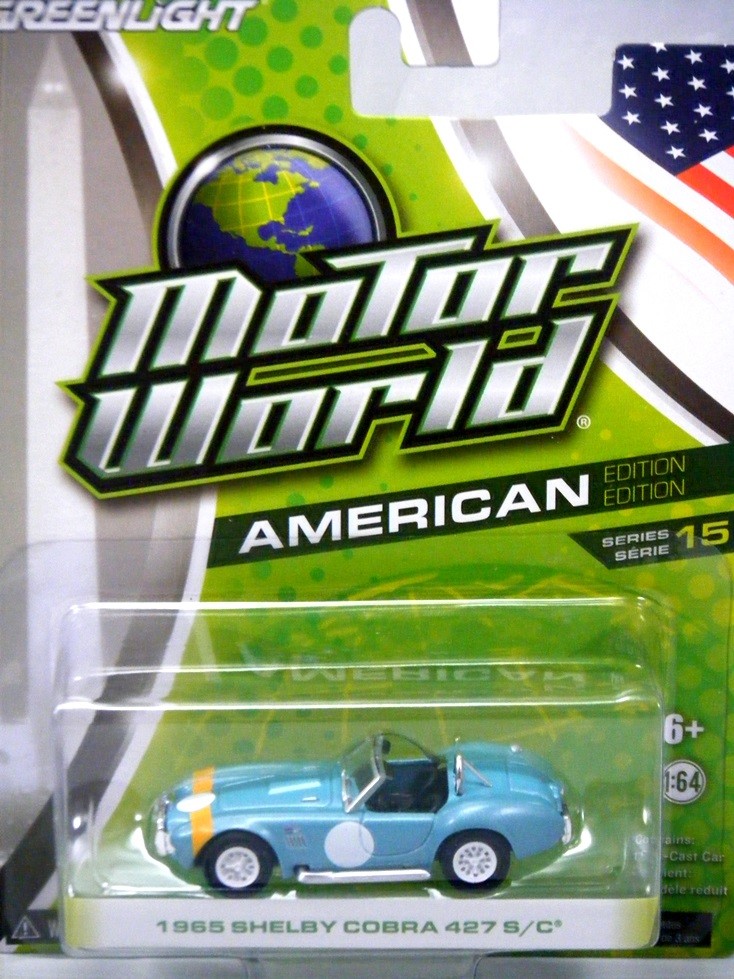  Greenlight Motor World: 1965 Shelby Cobra 427 S/C