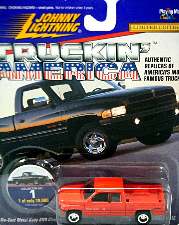 Johnny Lightning Truckin America Series - Dodge RAM 1500 Pickup Truck
