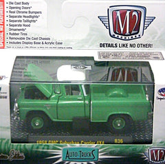 M2 Machines - 1958 GMC Suburban Carrier 4x4 Pickup Truck  