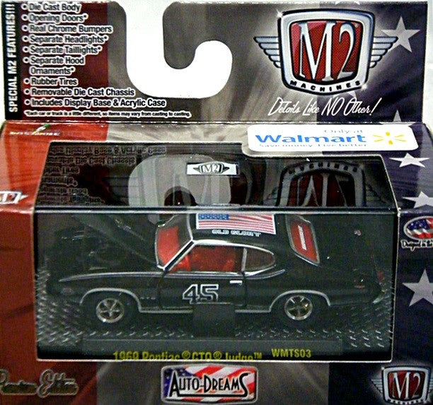 M2 Machines Auto Dreams - Old Glory Series - 1969 Pontiac GTO Judge