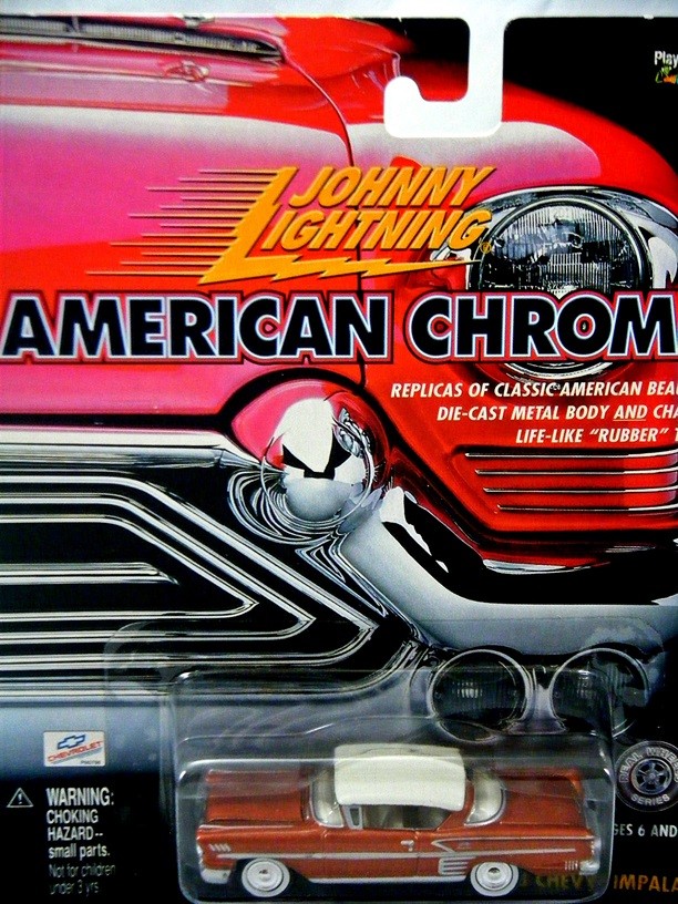 Johnny Lightning American Chrome 1958 Chevrolet Impala 