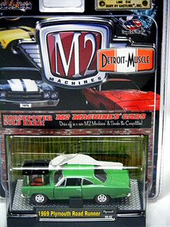 M2 Machines Detroit-Muscle 1969 Plymouth Hemi Road Runner