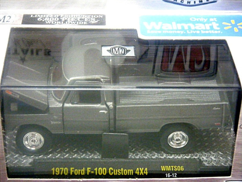 M2 Machines - Titanium - 1970 Ford F-100 Custom 4x4