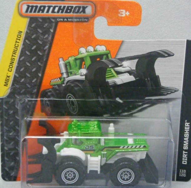 Matchbox - Dirt Smasher  - Farm Tractor