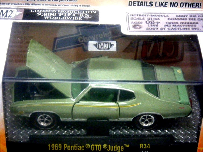 M2 Machines Detroit Muscle 1969 Pontiac GTO Judge