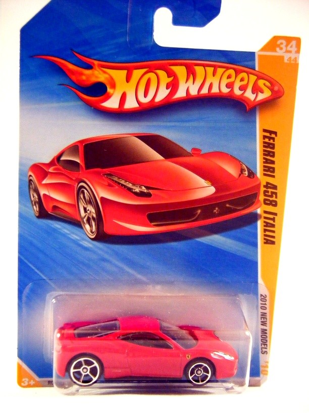 Hot Wheels 2010 New Models Series Ferrari 458 Italia