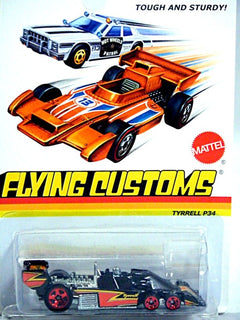 Hot Wheels - Flying Customs -Tyrrell P34 Six Wheeler Formula One Race Car