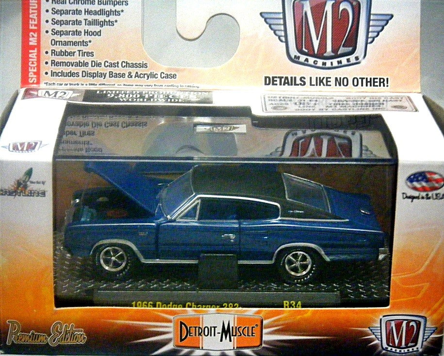 M2 Machines Detroit Muscle 1966 Dodge Charger