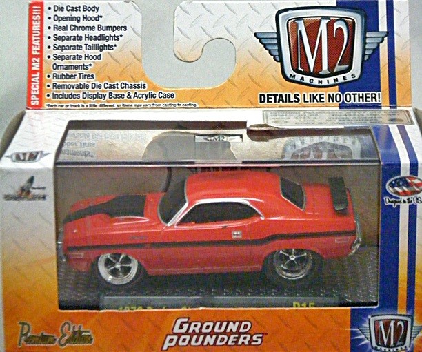 M2 Machines Ground Pounders - 1970 Dodge Challenger R/T 383