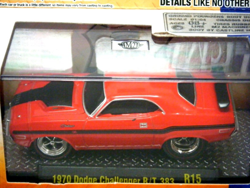 M2 Machines Ground Pounders - 1970 Dodge Challenger R/T 383
