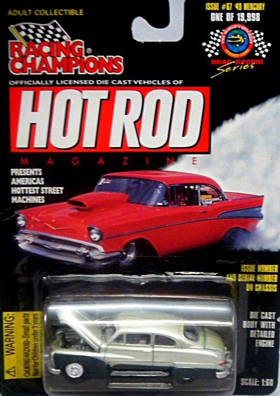 Racing Champions Hot Rod Magazine– 1949 Mercury Custom Lead Sled