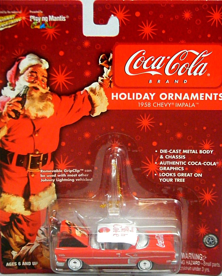 Johnny Lightning Johnny Lightning 1958 Chevrolet Impala Coca Cola Christmas Coca Cola Christmas