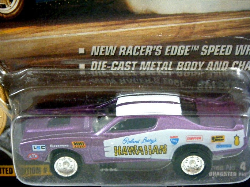 Johnny Lightning Dragsters USA The Hawaiian 1971 Dodge Charger NHRA Funny Car