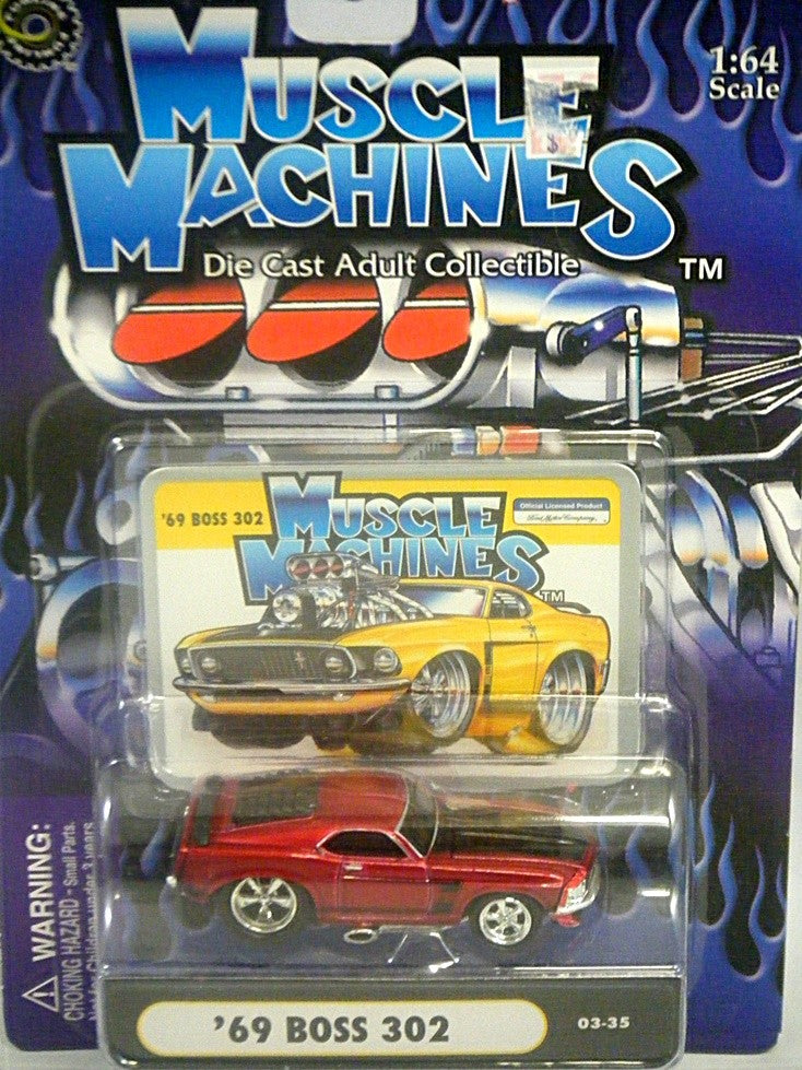 Muscle Machines - 1969 Ford Boss 302 Mustang
