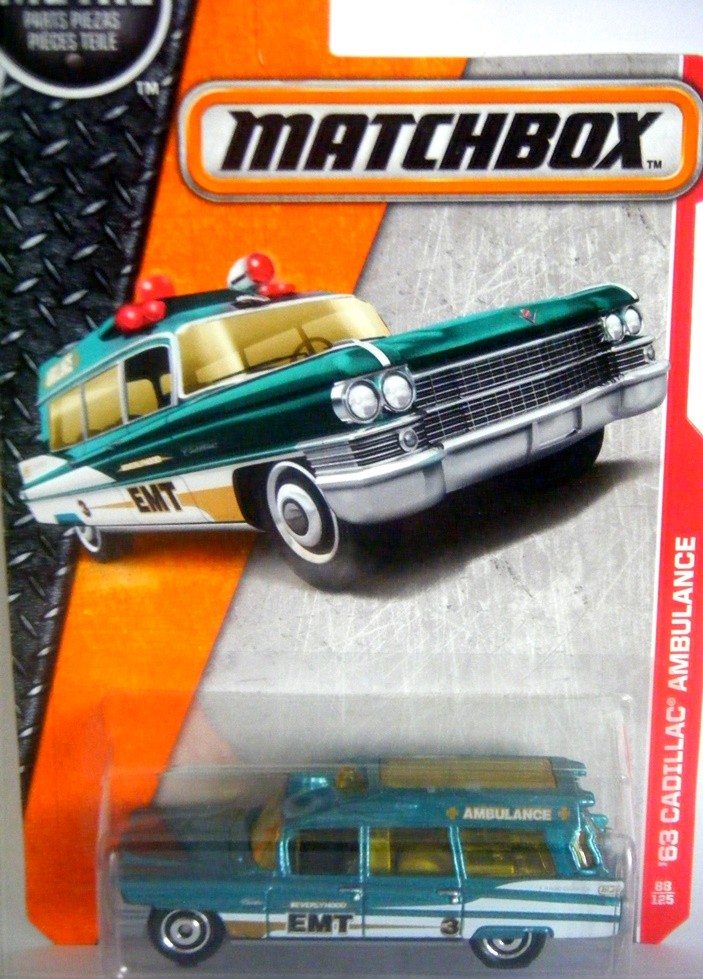 Matchbox 1963 Cadillac EMT Ambulance