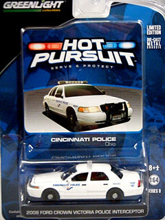 Greenlight Hot Pursuit Series - Cincinnati Police Ford Police Interceptor