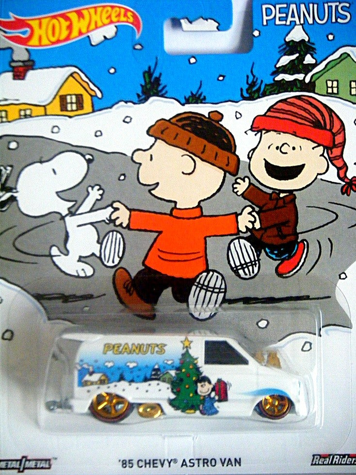 Hot Wheels Nostalgia Pop Culture Series - Peanuts - Lucy 1985 Chevy Astro Van