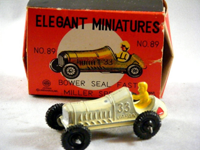 Marx Linemar Elegant Miniatures Bower Seal Fast Miller Special Open Wheel Race Car