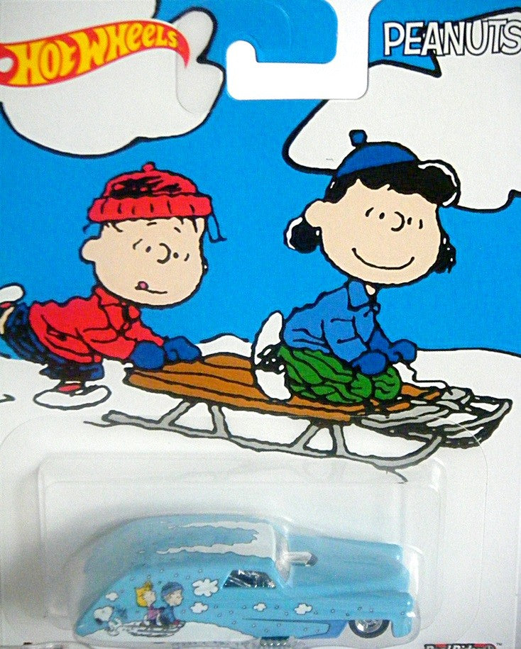 Hot Wheels Nostalgia Pop Culture Series - Peanuts -  Charlie Brown and Lucy Rolling Thunder Sedan Delivery