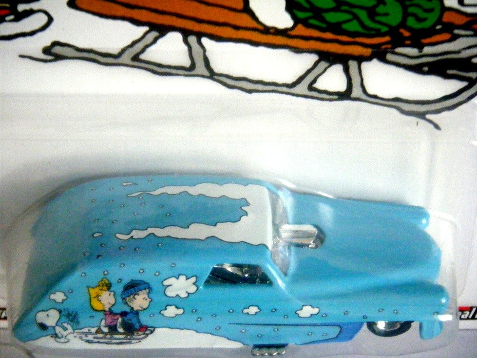 Hot Wheels Nostalgia Pop Culture Series - Peanuts -  Charlie Brown and Lucy Rolling Thunder Sedan Delivery