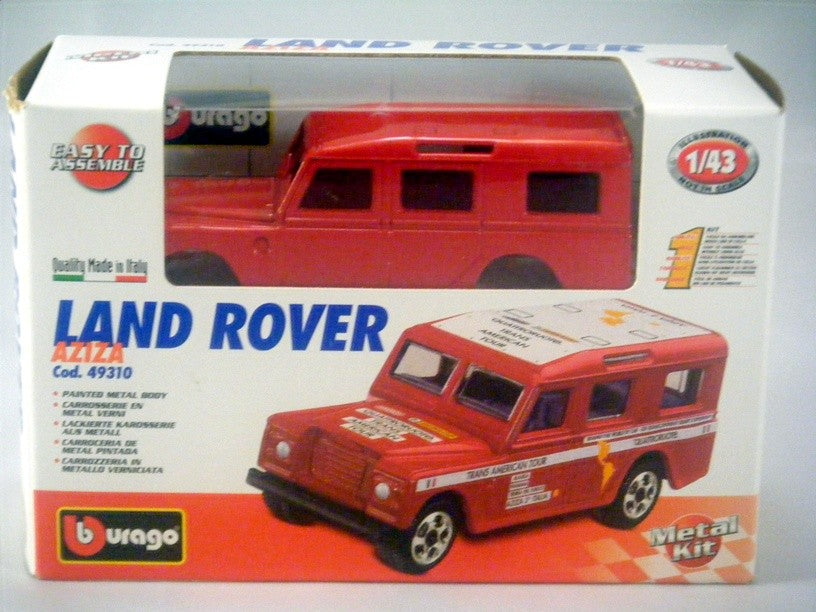 Bburago Land Rover Defender Diecast Model Kit