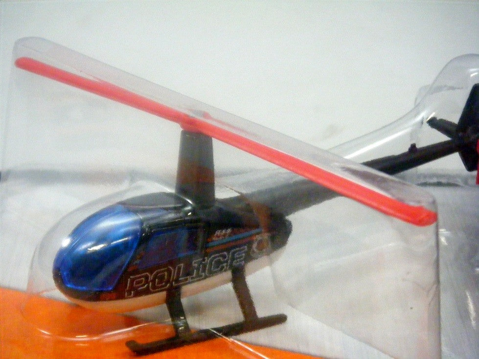 Matchbox - Land and Air Set -  Fire Department 4x4 and Police Helicopter