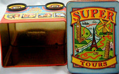 Japanese Postwar Tin Litho - Super Tours Tour Bus