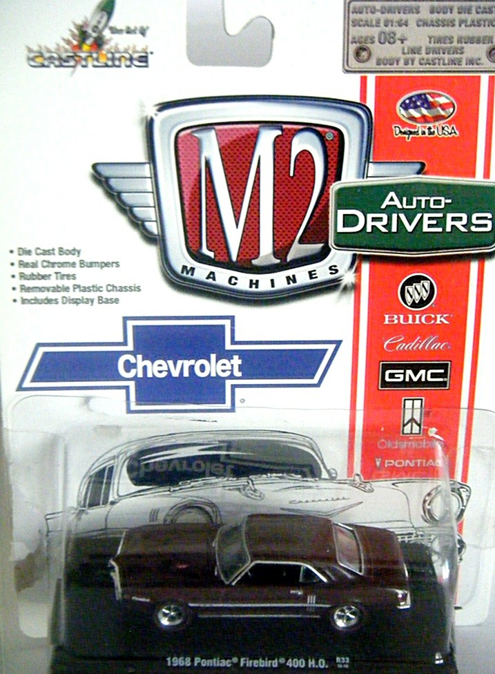 M2 Machines Drivers - 1968 Pontiac Firebird 400 HO