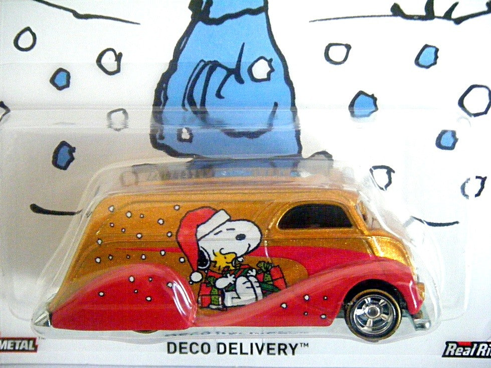 Hot Wheels Nostalgia Pop Culture Series - Peanuts - Snoopy Deco Delivery