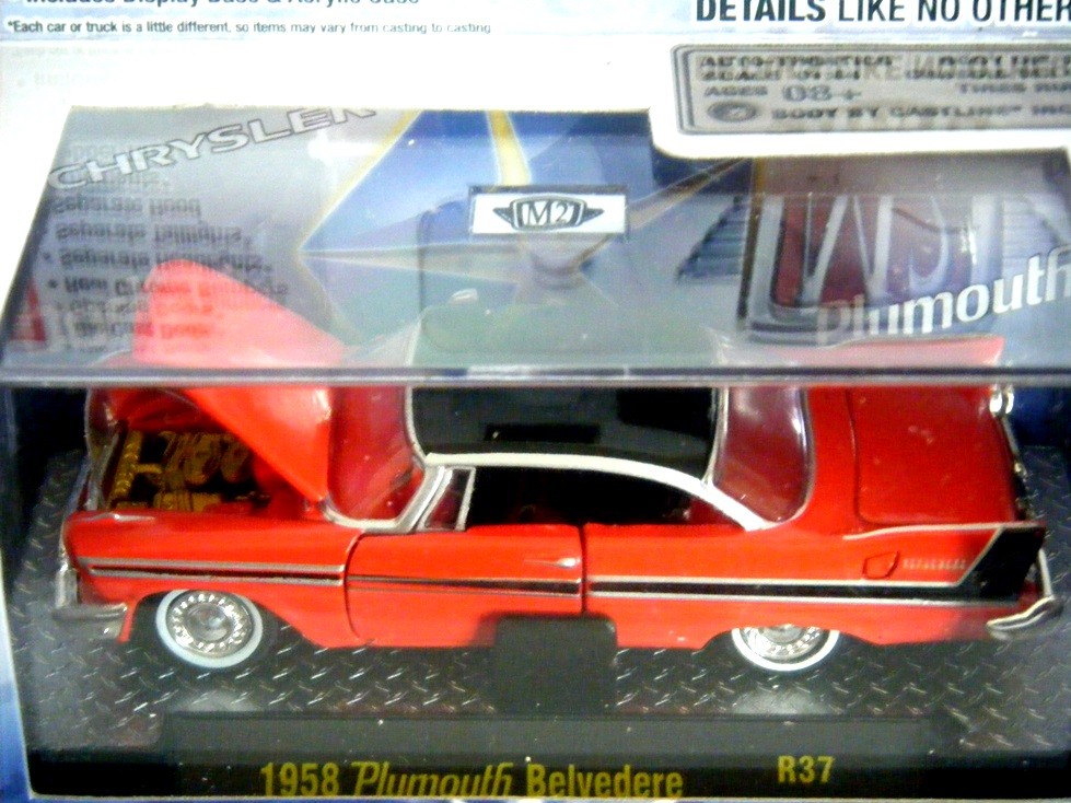 M2 Machines  Auto Thentics - 1958 Plymouth Belvedere