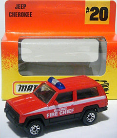 Matchbox - Jeep Cherokee Fire Chief