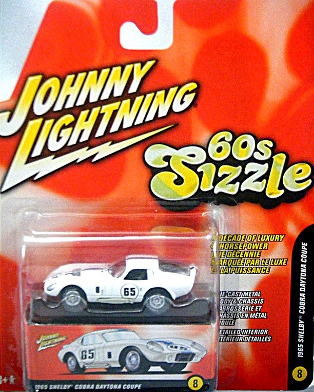 Johnny Lightning 60s Sizzle 1965 Shelby Daytona Coupe