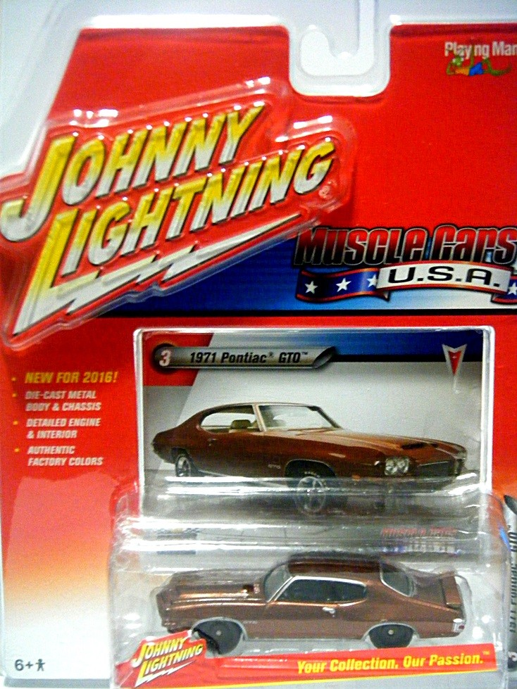 Johnny Lightning R2- Muscle Cars USA - 1971 Pontiac GTO