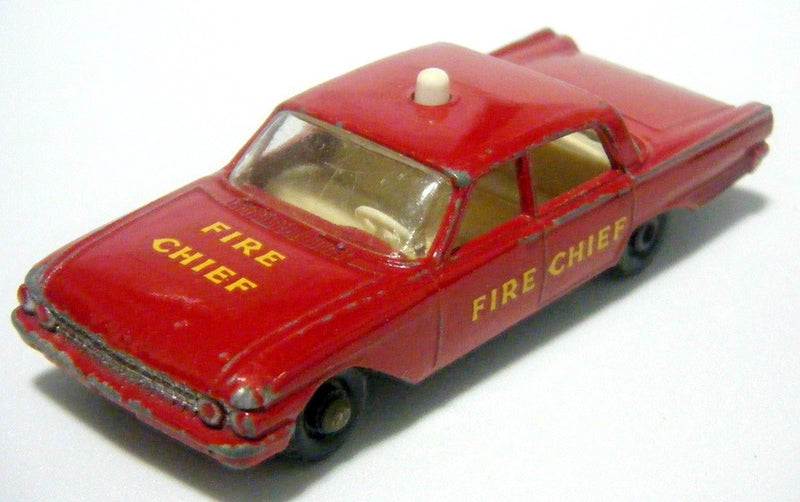 Matchbox Regular Wheels Series - Ford Fairlane Fire Chief Car