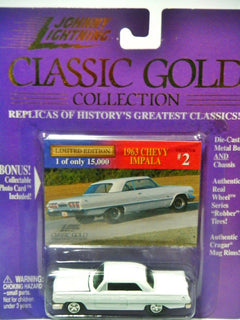 Johnny Lightning Classic Gold 1963 Chevrolet Impala