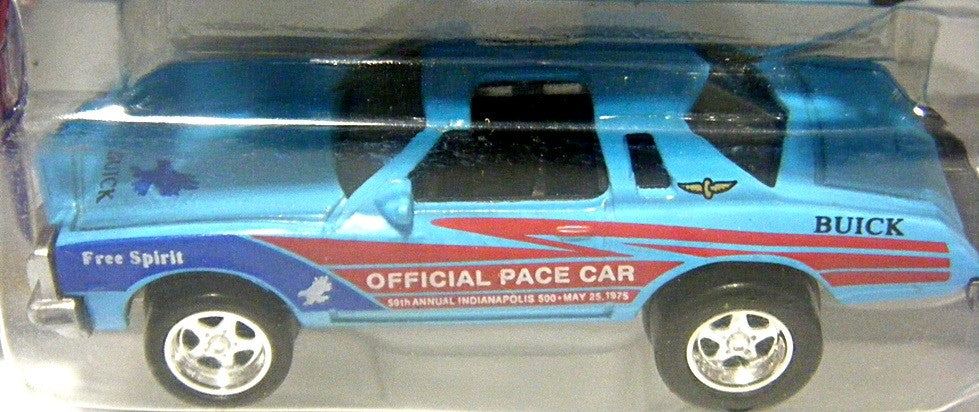 Johnny Lightning Indianapolis 500 Champions set with 1975 Buick Century and 75 Bobby Unser Jorgenson Eagle