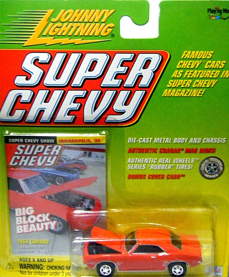Johnny Lightning Super Chevy 1969 Chevrolet Camaro