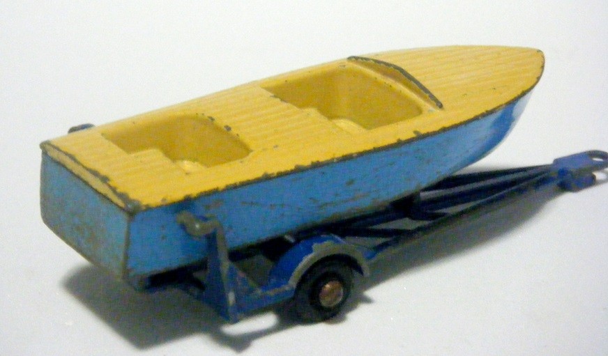 Matchbox Regular Wheels - Meteor Sports Boat and Trailer