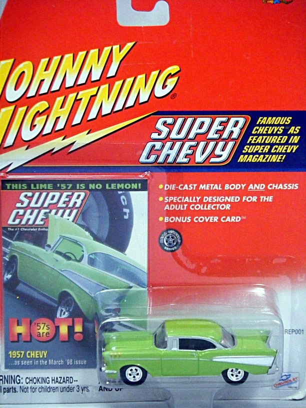 Johnny Lightning Super Chevy Magazine – 1957 Chevrolet Bel Air